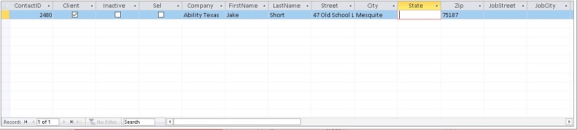 Open form to edit invalid records