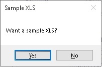Sample Excel template for import