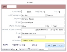 Access single record form and continuous form framework
