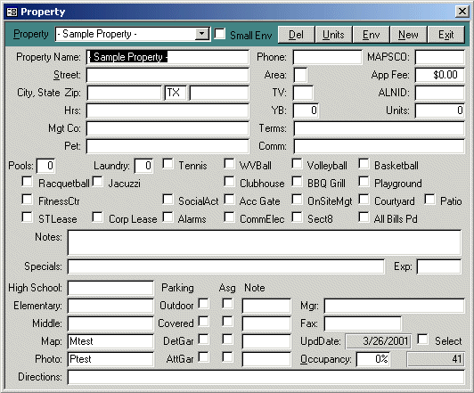 Apartment Locator application
