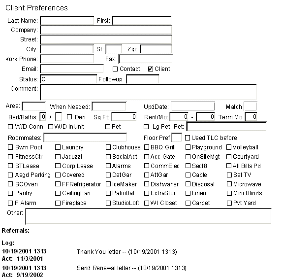 Apartment Locator application