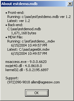 MS Access Assembly Form for construction estimating program