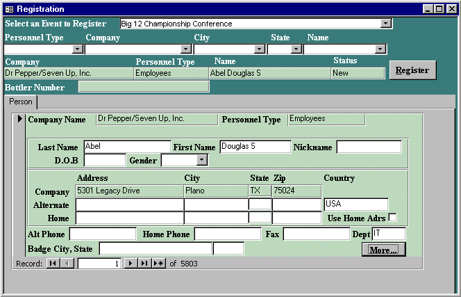 hotel reservation system spectacle