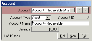 Edit Account table